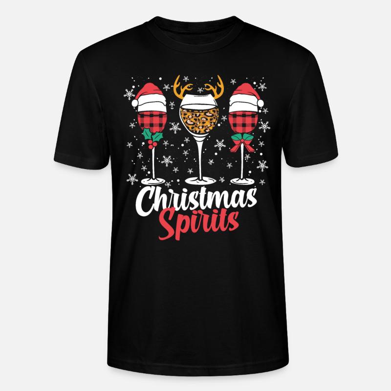 Esprits de Noël - T-shirt bio CRAFTER Stanley Stella Unisexe - noir