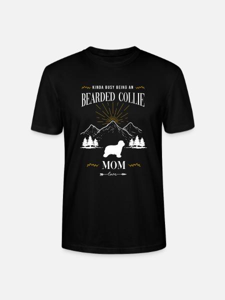 Bearded Collie - Stanley/Stella CRAFTER Unisex Organic T-Shirt - black