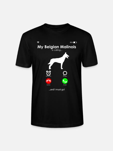Malinois Belgian Shepherd - Stanley/Stella CRAFTER Unisex Organic T-Shirt - black