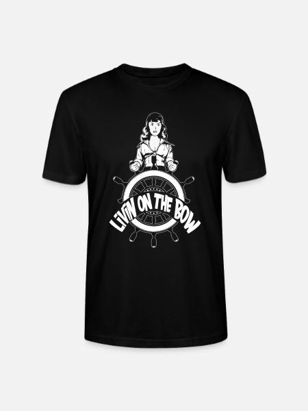 Sailing Sailboat Helmet - Stanley/Stella CRAFTER Unisex Organic T-Shirt - black