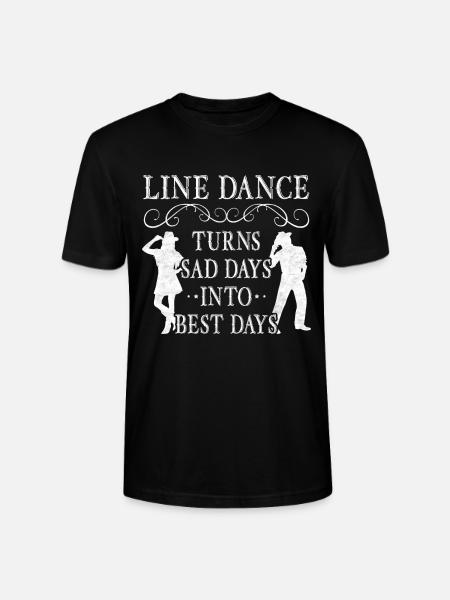 Linedance Abbigliamento Donna Country Line dance - Maglietta unisex ecologica CRAFTER di Stanley/Stella - nero