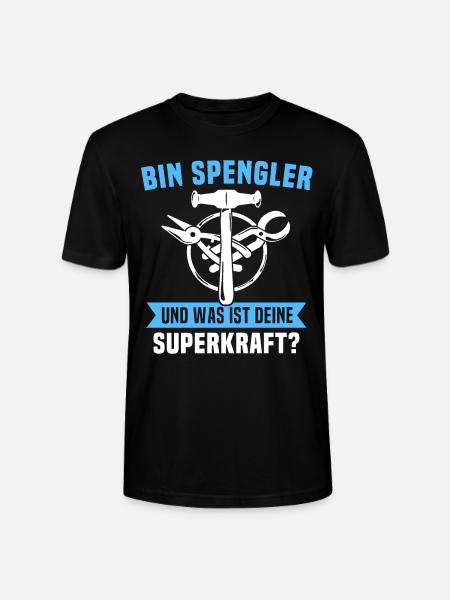 Spengler Beruf Bauspengler Sprüche - Stanley/Stella Unisex Bio-T-Shirt CRAFTER - Schwarz
