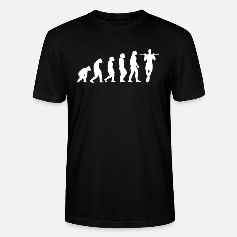 Fitness Calisthenics Evolution - Stanley/Stella Unisex Bio-T-Shirt CRAFTER - Schwarz