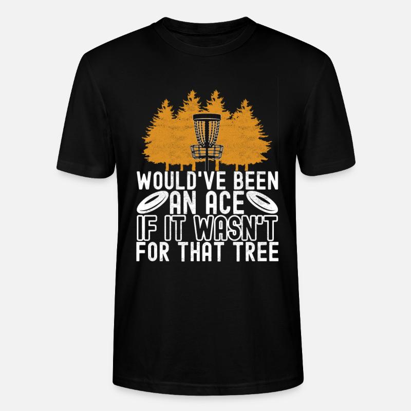 Disc Golf Disc Golfer - Stanley/Stella CRAFTER Unisex Organic T-Shirt - black