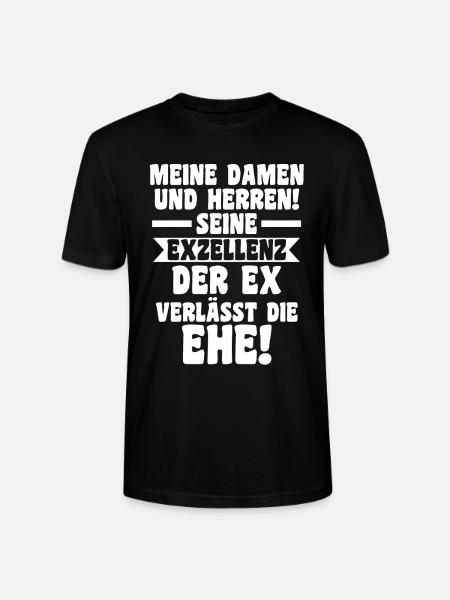 Geschieden Scheidung Scheidungsparty - Stanley/Stella Unisex Bio-T-Shirt CRAFTER - Schwarz