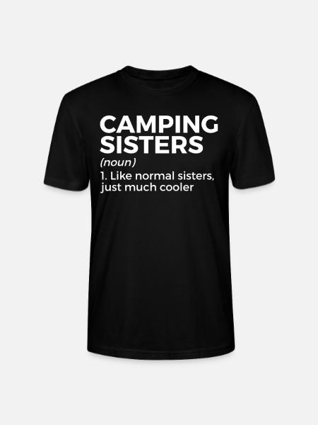 Camping Zelten Wohnmobil - Stanley/Stella Unisex Bio-T-Shirt CRAFTER - Schwarz