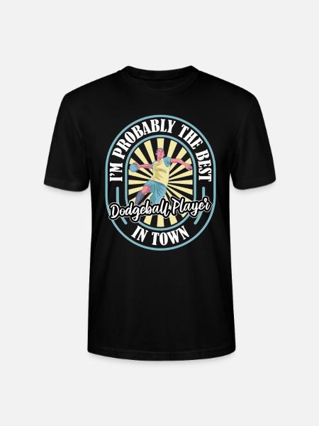 Dodgeball Humor - Stanley Stella CRAFTER unisex økologisk-T-shirt - sort