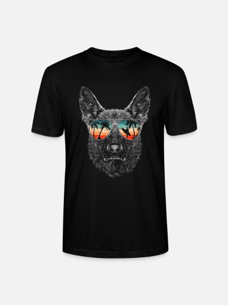 German Shepherd Dog - Stanley/Stella CRAFTER Unisex Organic T-Shirt - black