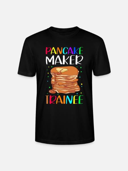 Pancakes Pancakes Pancake Gift - Stanley/Stella CRAFTER Unisex Organic T-Shirt - black