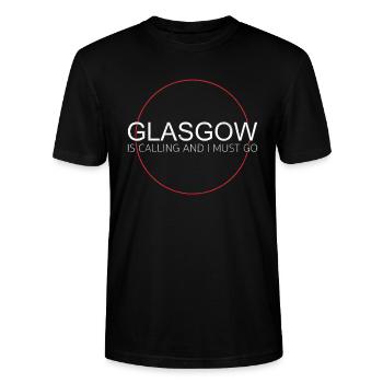 Glasgow - Stanley/Stella CRAFTER Unisex Organic T-Shirt - black - Front - Alina (178cm) & Michal (187cm)