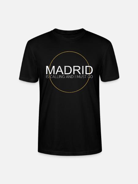 Madrid Quote - Stanley/Stella CRAFTER Unisex Organic T-Shirt - black