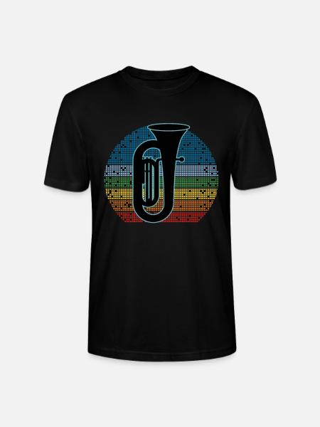 Tuba Player Tuba Musical Instrument - Stanley/Stella CRAFTER Unisex Organic T-Shirt - black