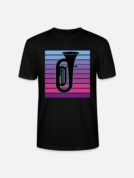 Tuba Player Tuba Musical Instrument - Stanley/Stella CRAFTER Unisex Organic T-Shirt - black