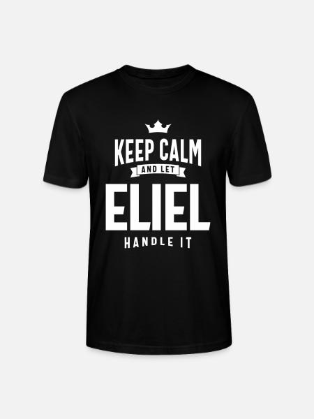 Eliel Personalized Name - Stanley/Stella CRAFTER Unisex Organic T-Shirt - black