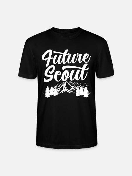 Future Scout Camp Sippe Pfadfinden - Stanley/Stella CRAFTER Unisex Organic T-Shirt - black