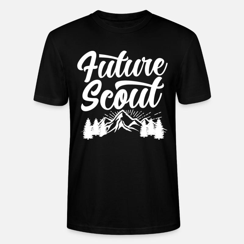 Futur Camp scout Sippe Pfadfinden - T-shirt bio CRAFTER Stanley Stella Unisexe - noir