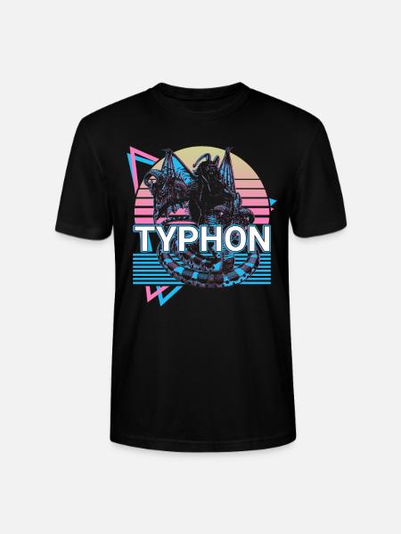 Typhon græsk gud Oldgræsk mythol - Stanley Stella CRAFTER unisex økologisk-T-shirt - sort