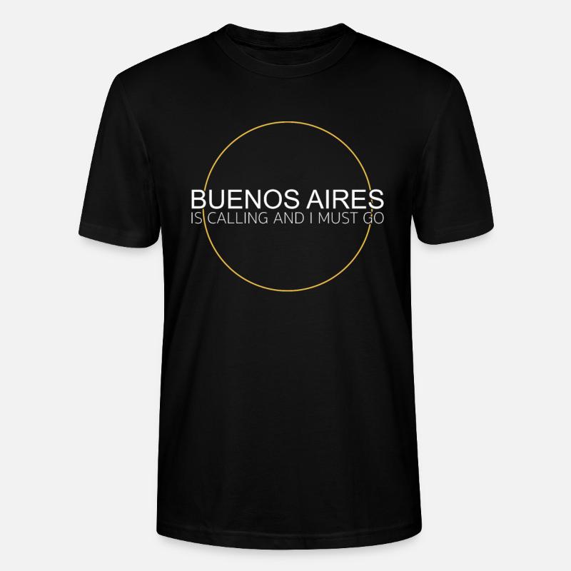 Citation de Buenos Aires - T-shirt bio CRAFTER Stanley Stella Unisexe - noir