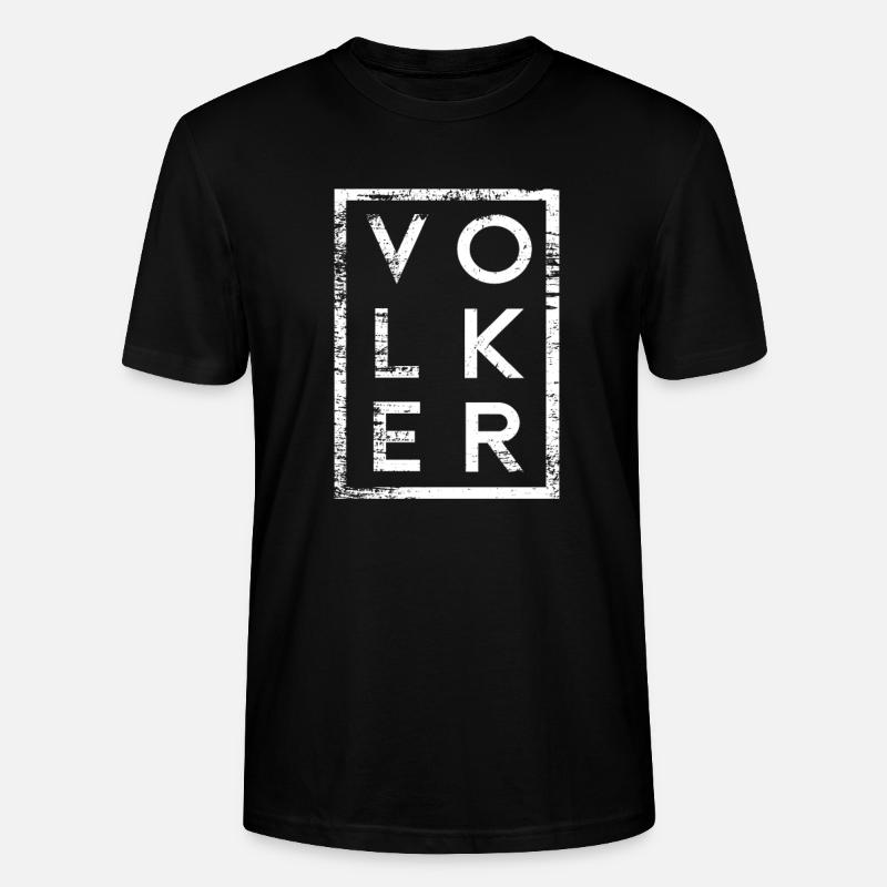 Volker Minimalismus - Stanley/Stella Unisex Bio-T-Shirt CRAFTER - Schwarz