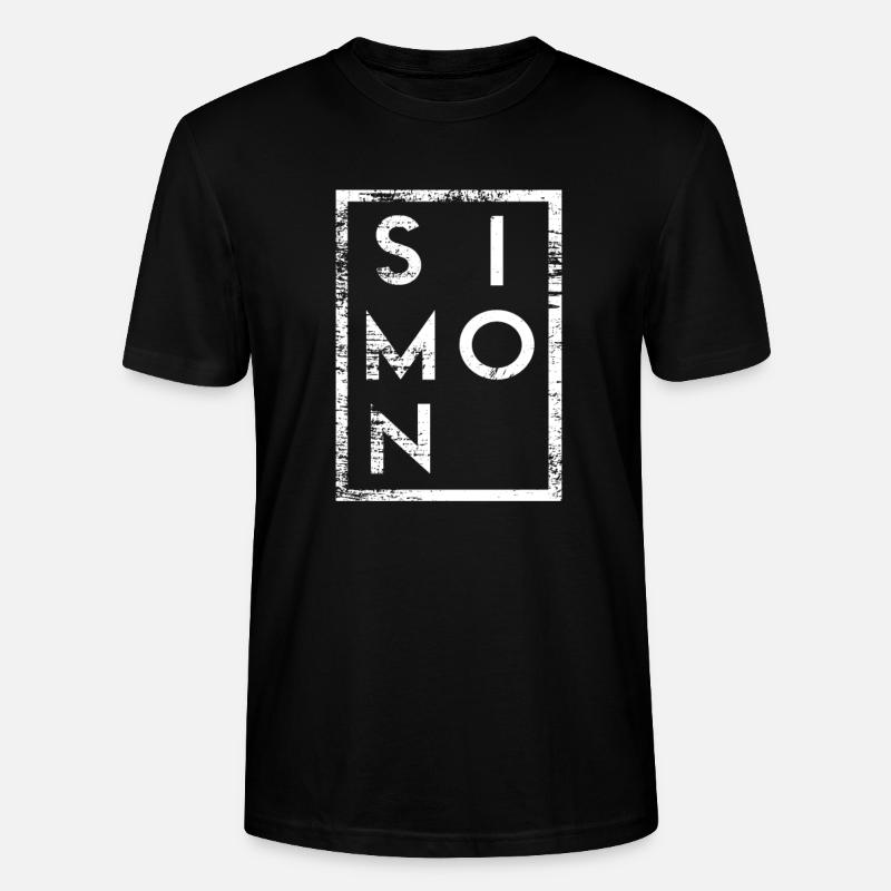 Simon Minimalisme - T-shirt bio CRAFTER Stanley Stella Unisexe - noir