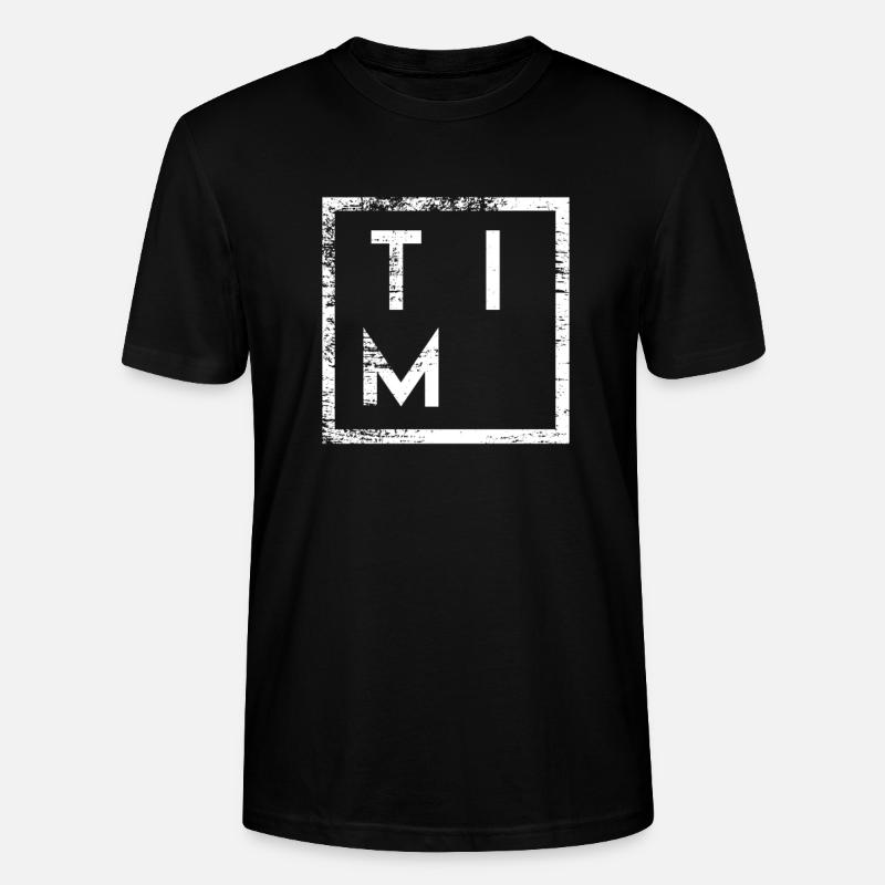 Tim Minimalismus - Stanley/Stella Unisex Bio-T-Shirt CRAFTER - Schwarz
