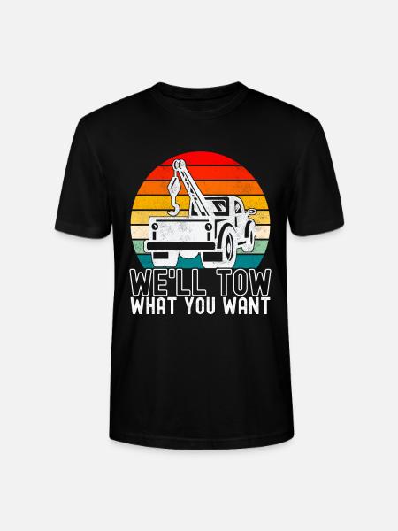 Abschleppwagen Abschleppdienst - Stanley/Stella Unisex Bio-T-Shirt CRAFTER - Schwarz