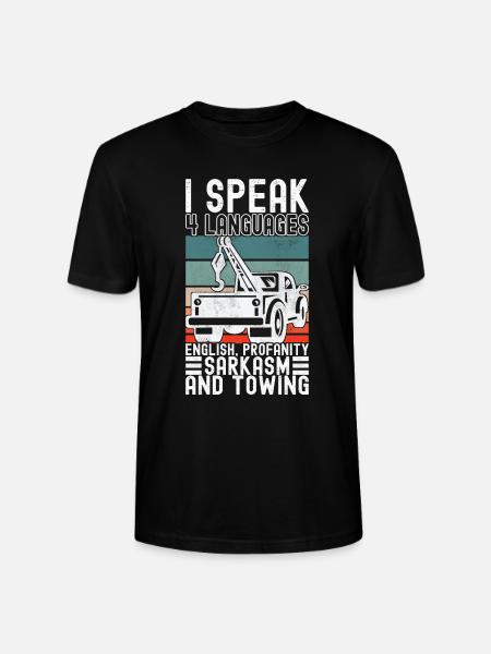 Abschleppwagen Abschleppdienst - Stanley/Stella Unisex Bio-T-Shirt CRAFTER - Schwarz