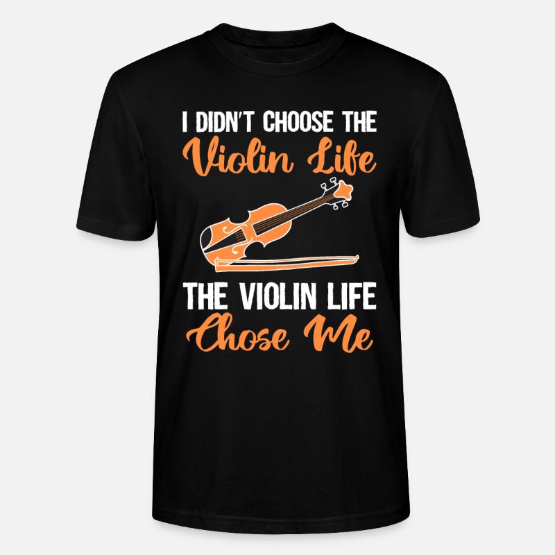 Violon Violon - T-shirt bio CRAFTER Stanley Stella Unisexe - noir
