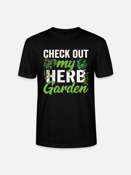 View my herb garden Herbs - Stanley/Stella CRAFTER Unisex Organic T-Shirt - black
