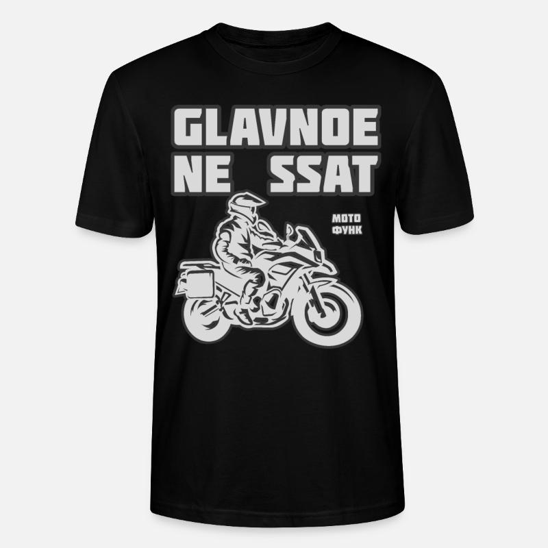 Glavnoe ne ssat, Enduro 2 - T-shirt bio CRAFTER Stanley Stella Unisexe - noir