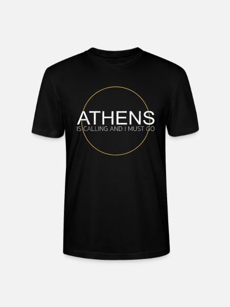 Athens Saying - Stanley/Stella CRAFTER Unisex Organic T-Shirt - black