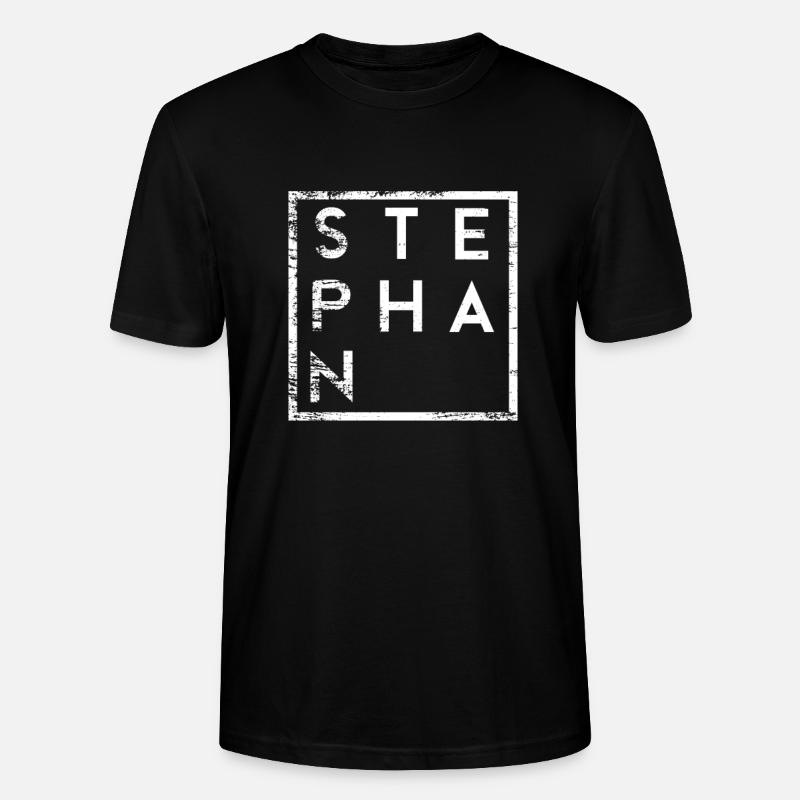 Stephan Minimalisme - T-shirt bio CRAFTER Stanley Stella Unisexe - noir