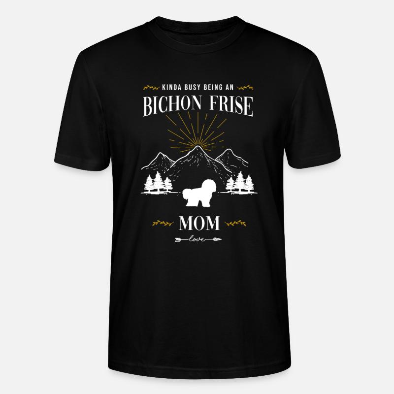Bichon Frise - T-shirt bio CRAFTER Stanley Stella Unisexe - noir