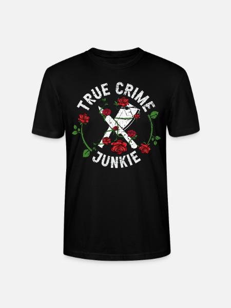 True Crime Junkie - Stanley/Stella CRAFTER Unisex Organic T-Shirt - black