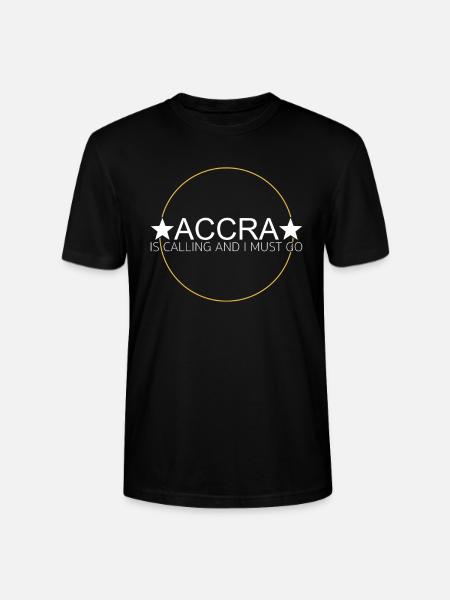 Accra Quote - Stanley/Stella CRAFTER Unisex Organic T-Shirt - black