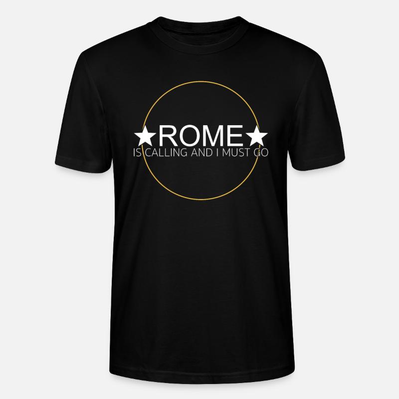 Rom Spruch - Stanley/Stella Unisex Bio-T-Shirt CRAFTER - Schwarz