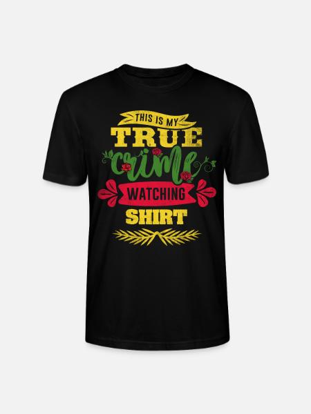 True Crime Junkie - Stanley/Stella CRAFTER Unisex Organic T-Shirt - black