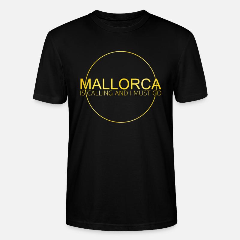 Mallorca Spruch - Stanley/Stella Unisex Bio-T-Shirt CRAFTER - Schwarz