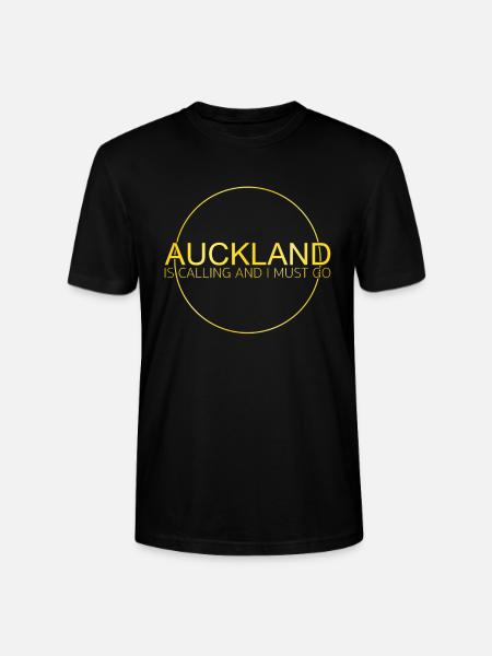 Auckland Saying - Stanley/Stella CRAFTER Unisex Organic T-Shirt - black