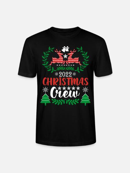 Pull de Noël de renne - T-shirt bio CRAFTER Stanley Stella Unisexe - noir