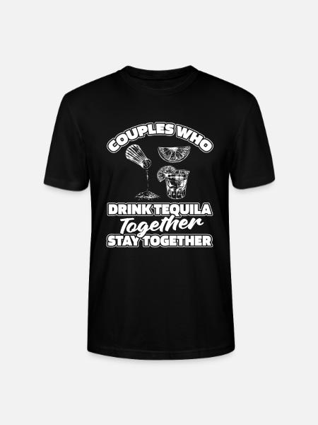 Tequila Pair - Stanley/Stella CRAFTER Unisex Organic T-Shirt - black