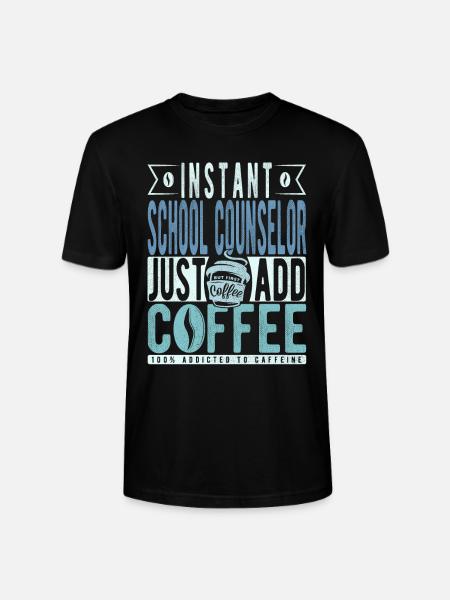 Schulberater Kaffee Spruch - Stanley/Stella Unisex Bio-T-Shirt CRAFTER - Schwarz