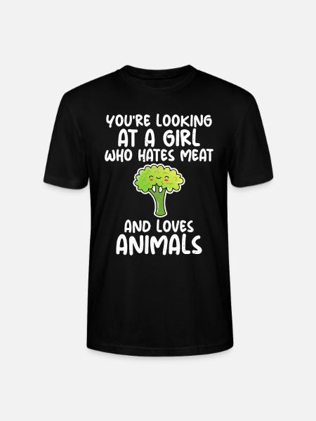 Vegetable Lover Vegetarian Gifts - Stanley/Stella CRAFTER Unisex Organic T-Shirt - black