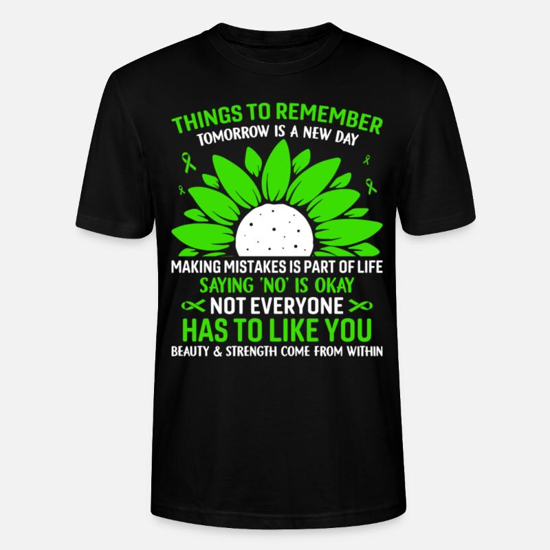 Things To Remember Tomorrow - Stanley/Stella Unisex Bio-T-Shirt CRAFTER - Schwarz