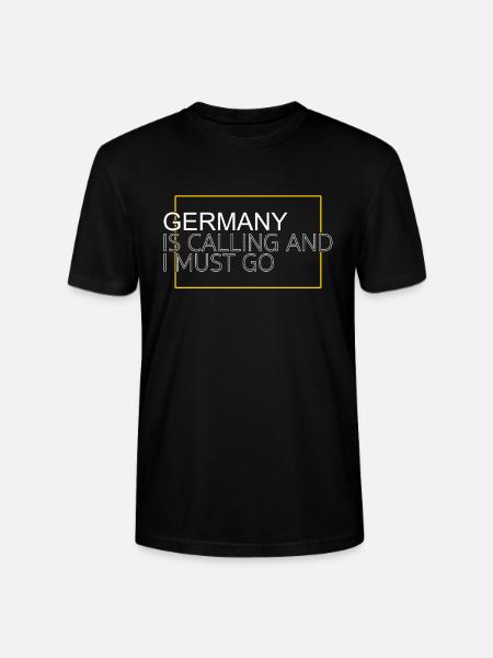 Deutschland Spruch - Stanley/Stella Unisex Bio-T-Shirt CRAFTER - Schwarz
