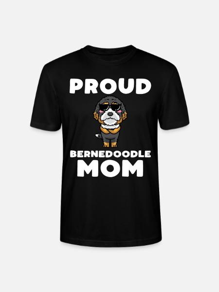 Bernedoodle Hund - Stanley/Stella Unisex Bio-T-Shirt CRAFTER - Schwarz