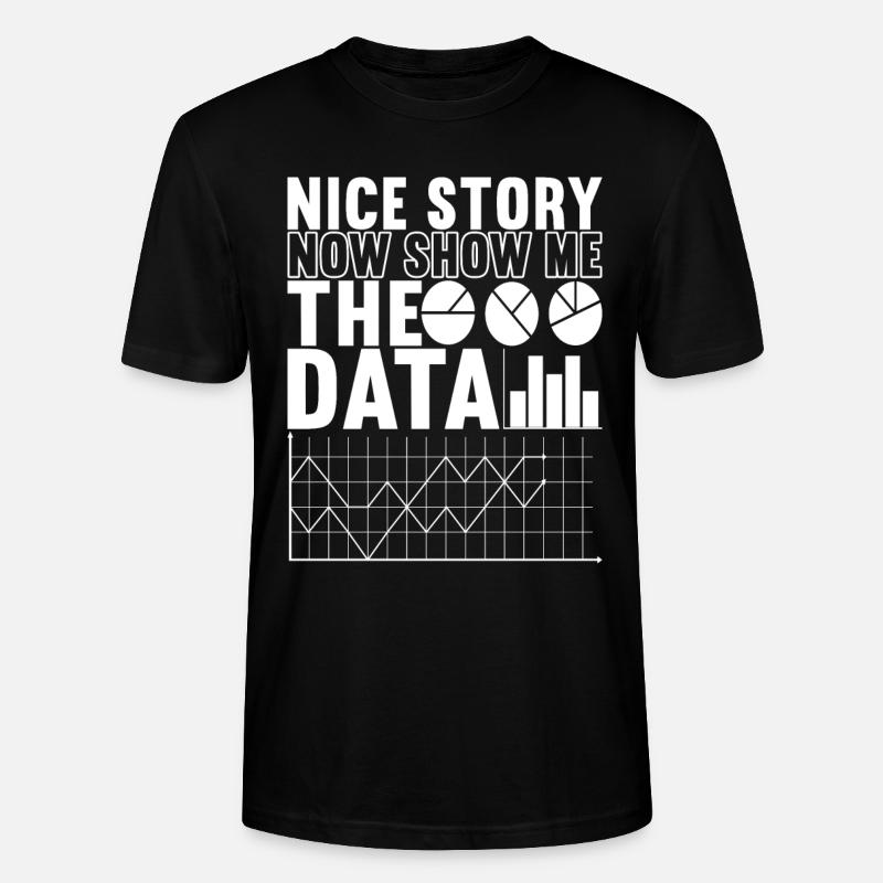 Data Scientist Data Analyst - Stanley/Stella Unisex Bio-T-Shirt CRAFTER - Schwarz