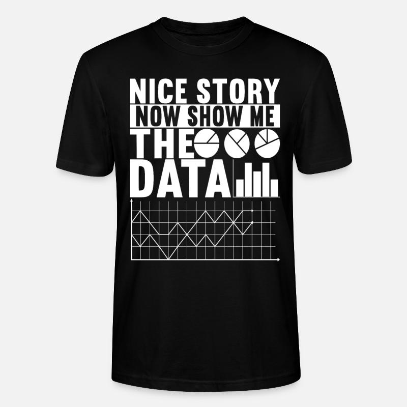 Data Scientist Data Analyst - Stanley/Stella CRAFTER Unisex Organic T-Shirt - black