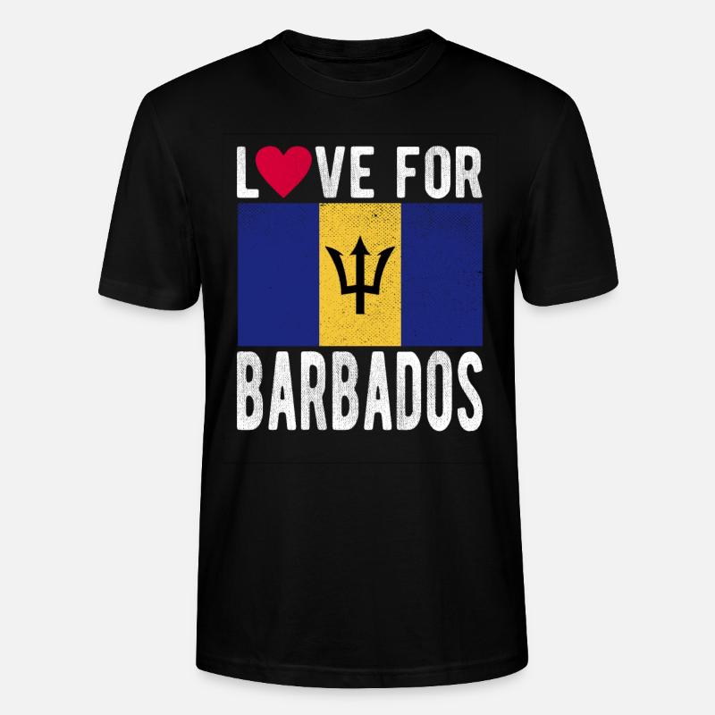 Souvenir de la Barbade - T-shirt bio CRAFTER Stanley Stella Unisexe - noir