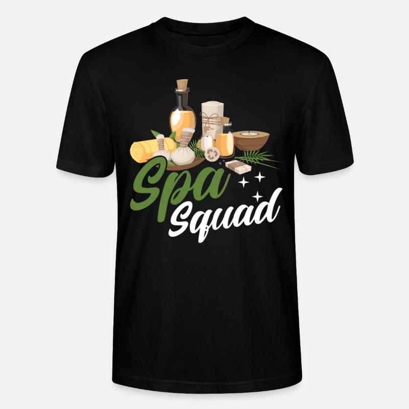 Spa Squad - Stanley/Stella Unisex Bio-T-Shirt CRAFTER - Schwarz